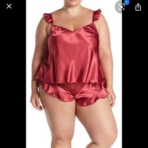 PLUS Sexy Valentine Day 5X royal red Nightshirt